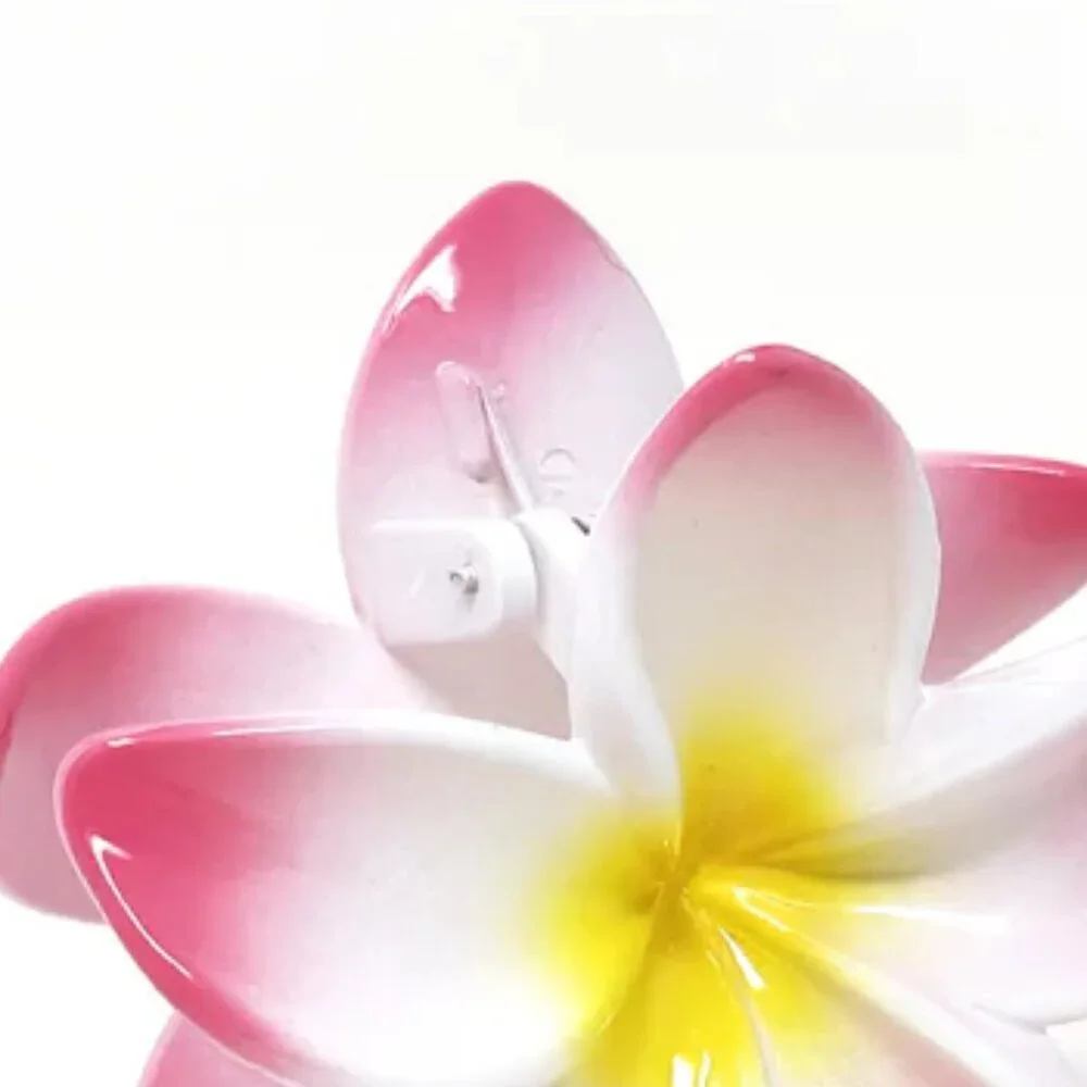 NWT Hawaiian Hot Pink Flower Hair Claw Clip